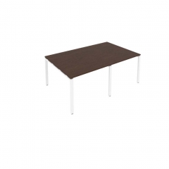 Переговорный стол 2 столешницы Metal System Б.ПРГ-2.1 Венге/Белый
