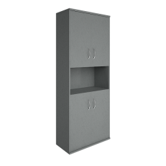Шкаф высокий широкий Riva А.СТ-1.5 Серый