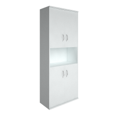 Шкаф высокий широкий Riva А.СТ-1.5 Белый